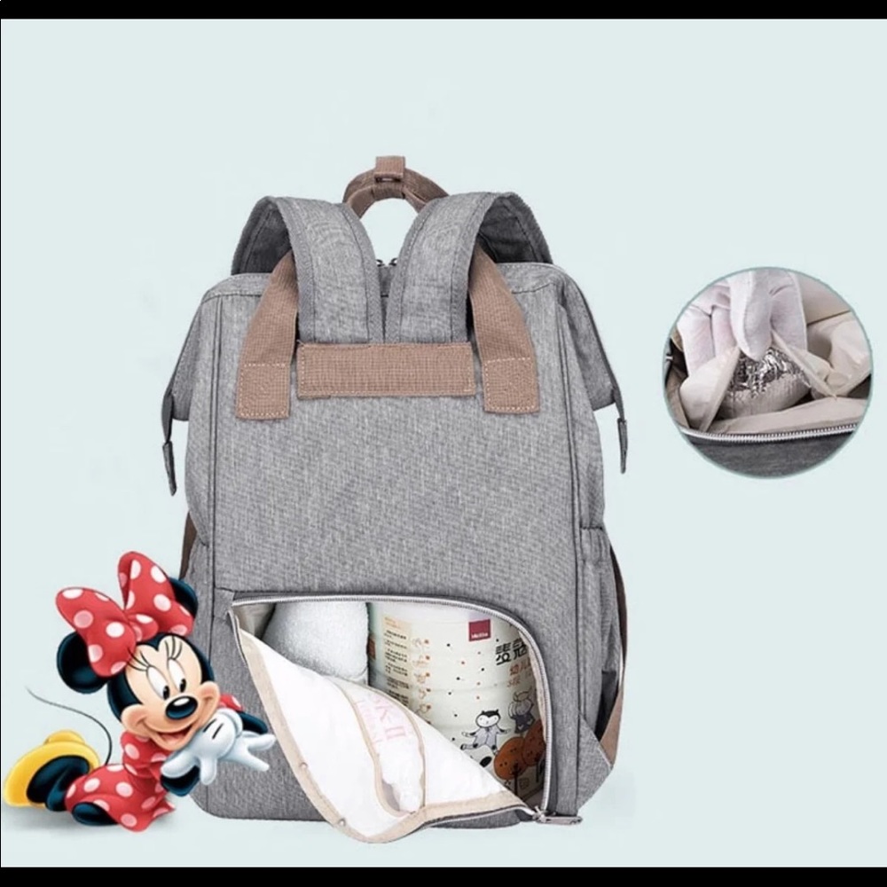 Disney Winnie The Pooh Bear Mommy Diaper Backpack - Picture 2 of 8